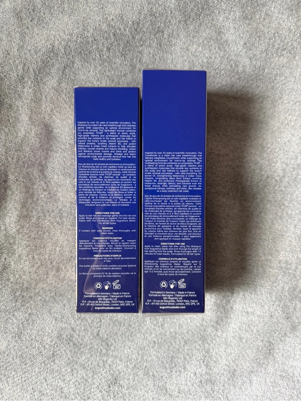 Augustinus Bader Shampoo & Conditioner Set 200mL | New Sealed Hair Care Duo